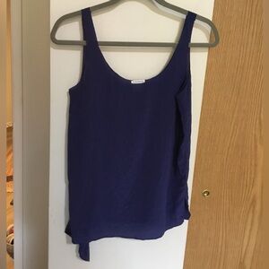 Club Monaco Navy Camisole Top. 100% silk
